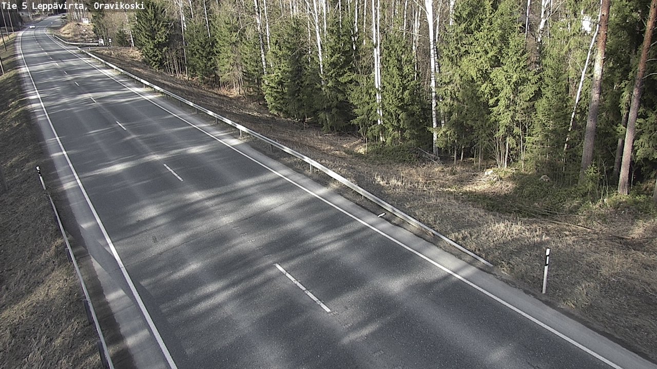 Kelikamerat Kuva Tie 5 Leppävirta, Oravikoski, Leppävirta, Pohjois-Savo