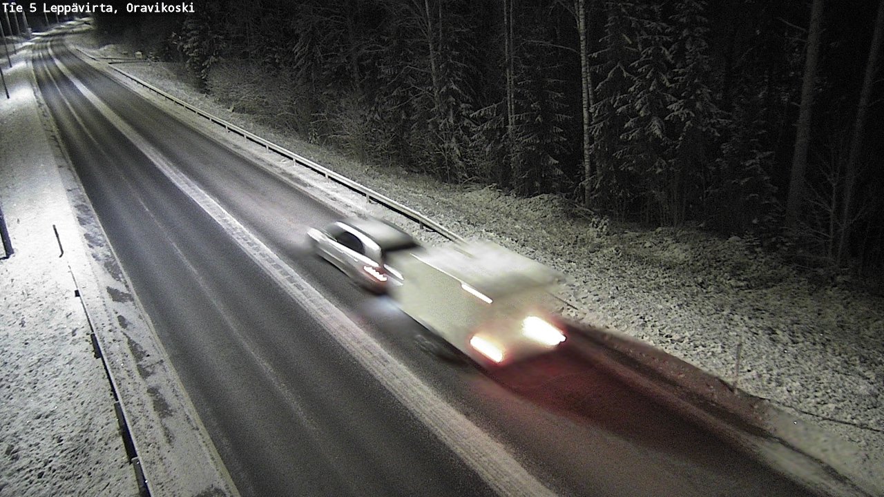 Kelikamerat Kuva Tie 5 Leppävirta, Oravikoski, Leppävirta, Pohjois-Savo