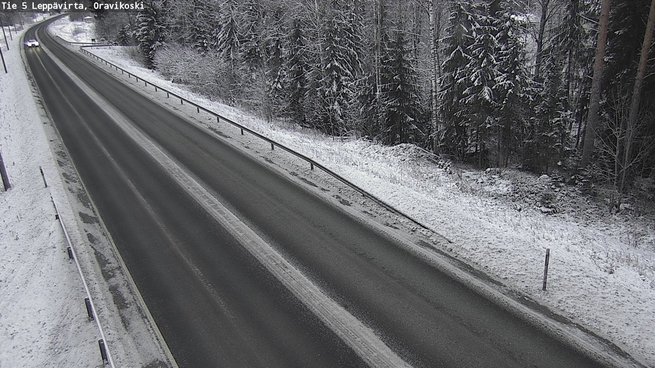 Kelikamerat Kuva Tie 5 Leppävirta, Oravikoski, Leppävirta, Pohjois-Savo