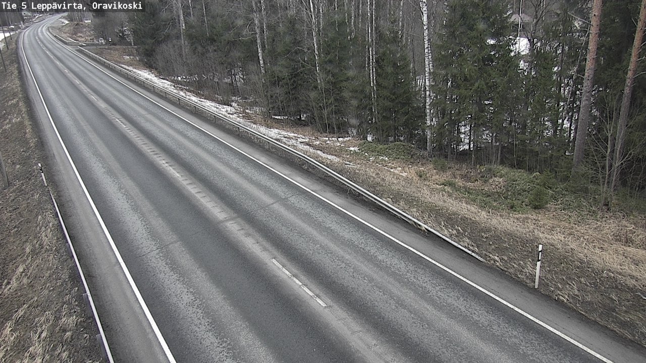 Kelikamerat Kuva Tie 5 Leppävirta, Oravikoski, Leppävirta, Pohjois-Savo