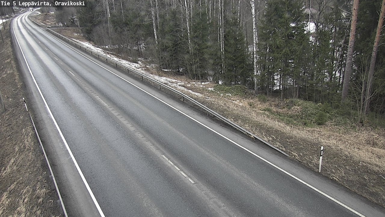 Kelikamerat Kuva Tie 5 Leppävirta, Oravikoski, Leppävirta, Pohjois-Savo