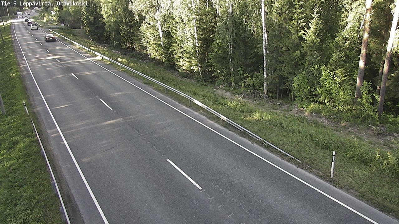 Kelikamerat Kuva Tie 5 Leppävirta, Oravikoski, Leppävirta, Pohjois-Savo