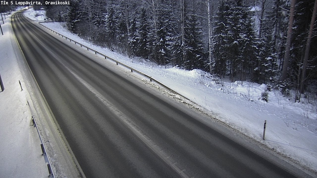 Kelikamerat Kuva Tie 5 Leppävirta, Oravikoski, Leppävirta, Pohjois-Savo