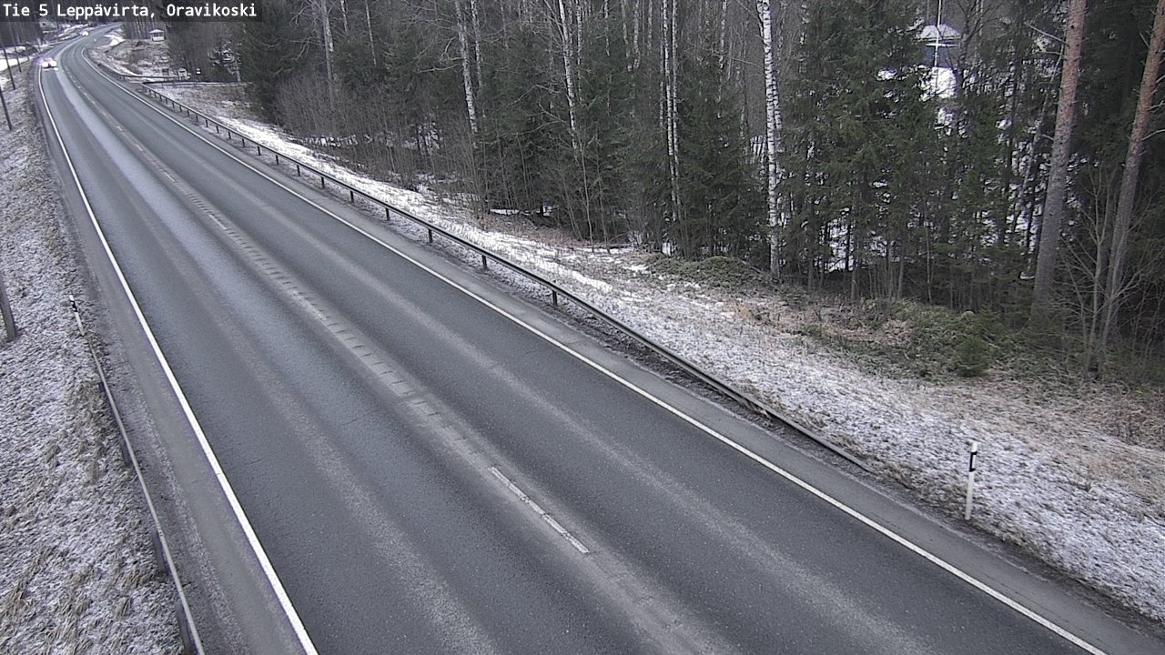 Kelikamerat Kuva Tie 5 Leppävirta, Oravikoski, Leppävirta, Pohjois-Savo