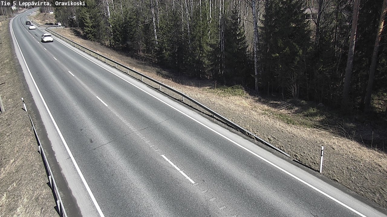 Kelikamerat Kuva Tie 5 Leppävirta, Oravikoski, Leppävirta, Pohjois-Savo