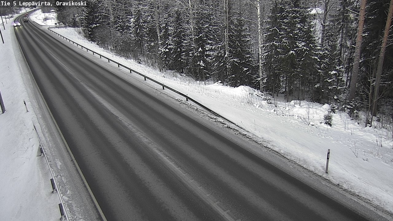 Kelikamerat Kuva Tie 5 Leppävirta, Oravikoski, Leppävirta, Pohjois-Savo