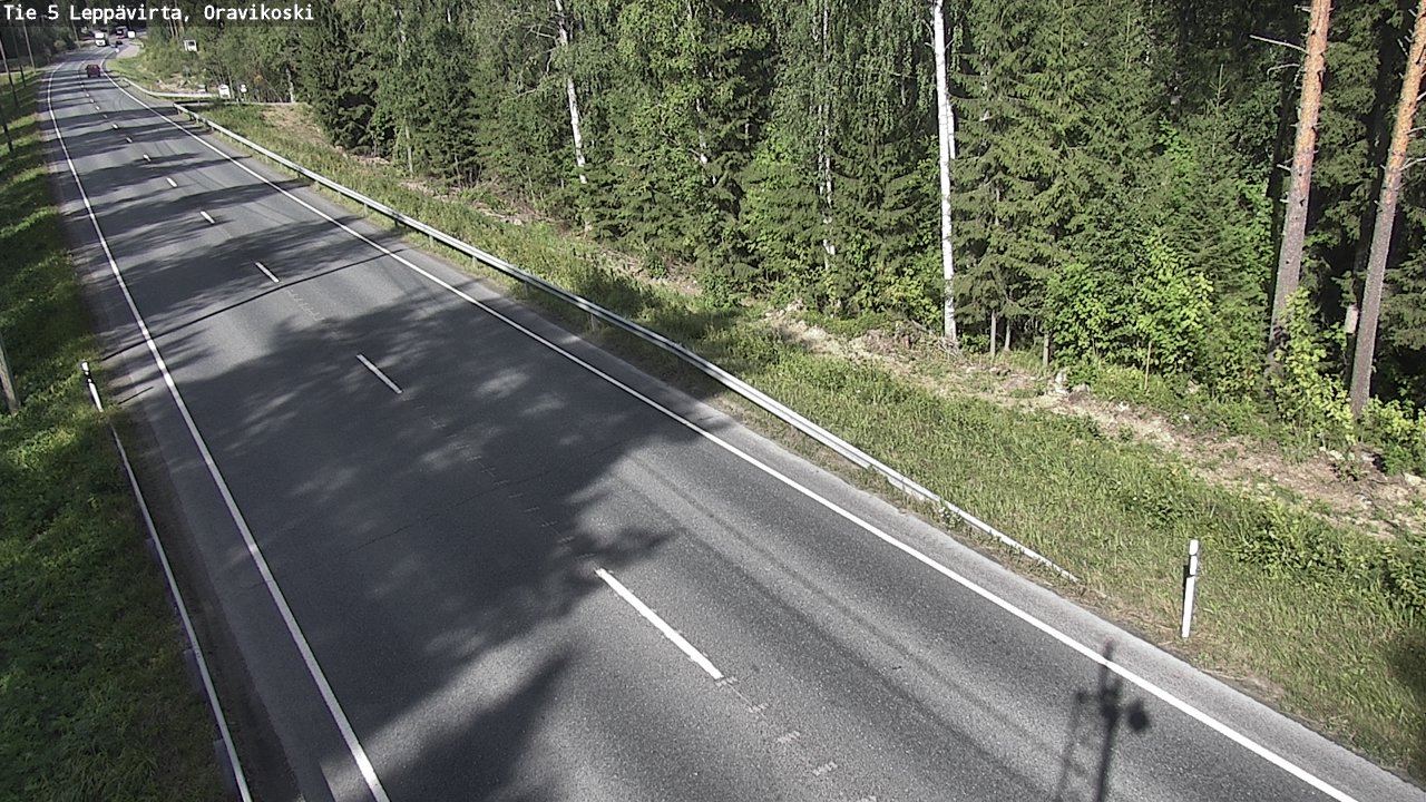 Kelikamerat Kuva Tie 5 Leppävirta, Oravikoski, Leppävirta, Pohjois-Savo