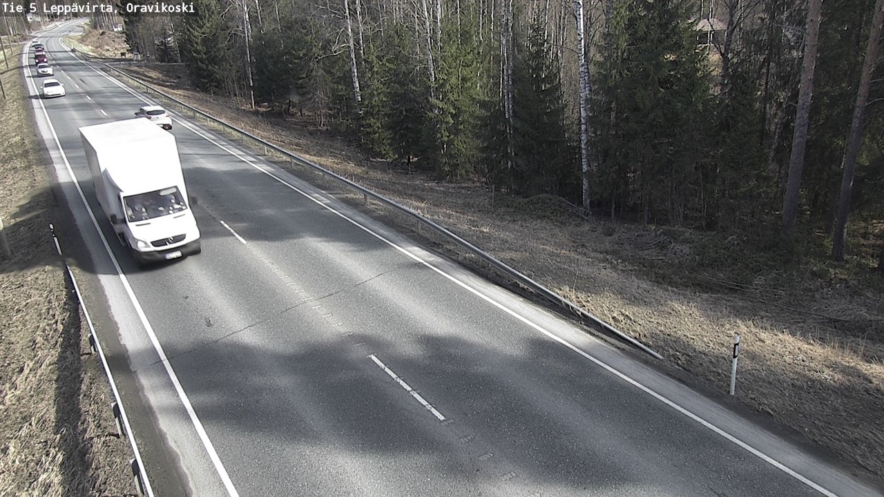 Kelikamerat Kuva Tie 5 Leppävirta, Oravikoski, Leppävirta, Pohjois-Savo
