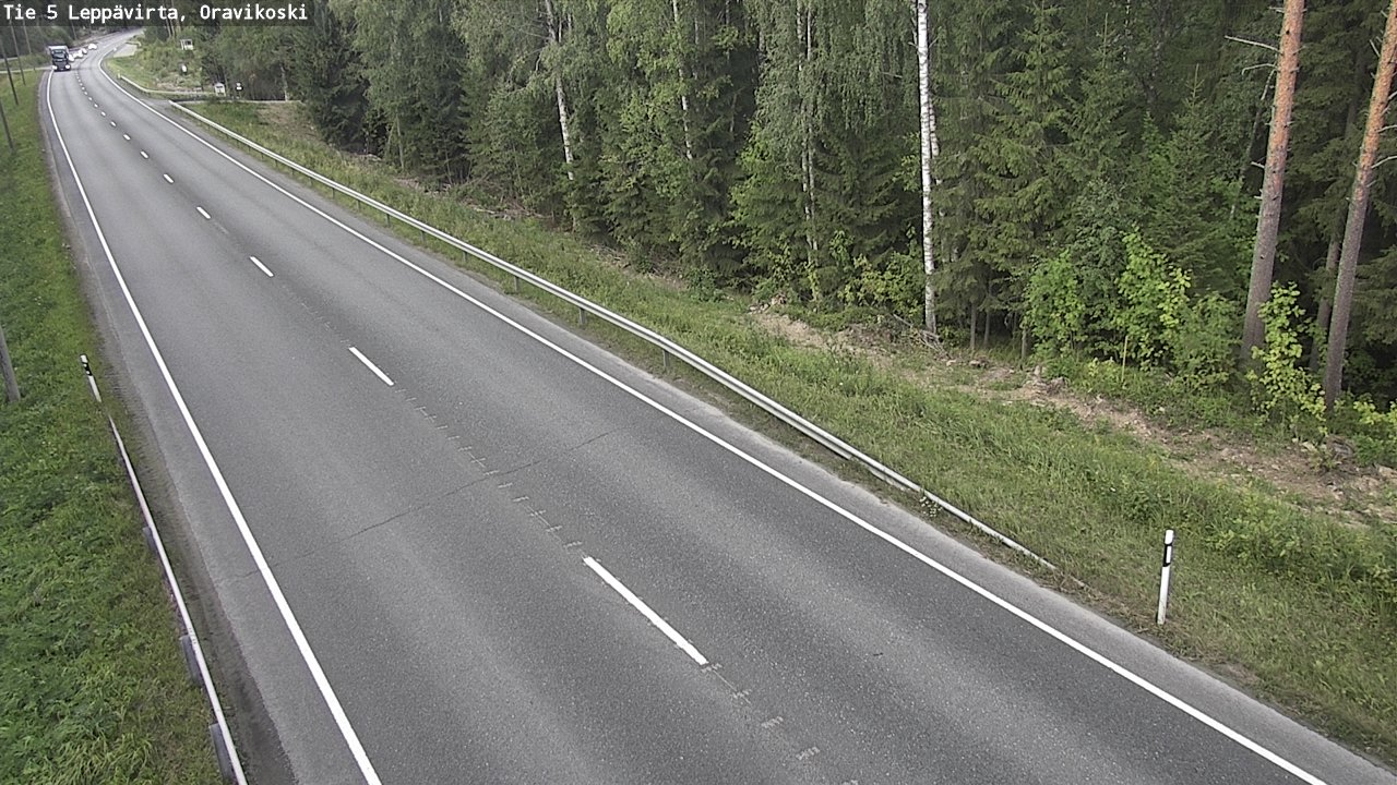 Kelikamerat Kuva Tie 5 Leppävirta, Oravikoski, Leppävirta, Pohjois-Savo