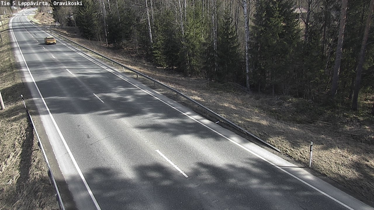 Weather Camera Image Road 5 Leppävirta, Oravikoski, Leppävirta, Pohjois-Savo