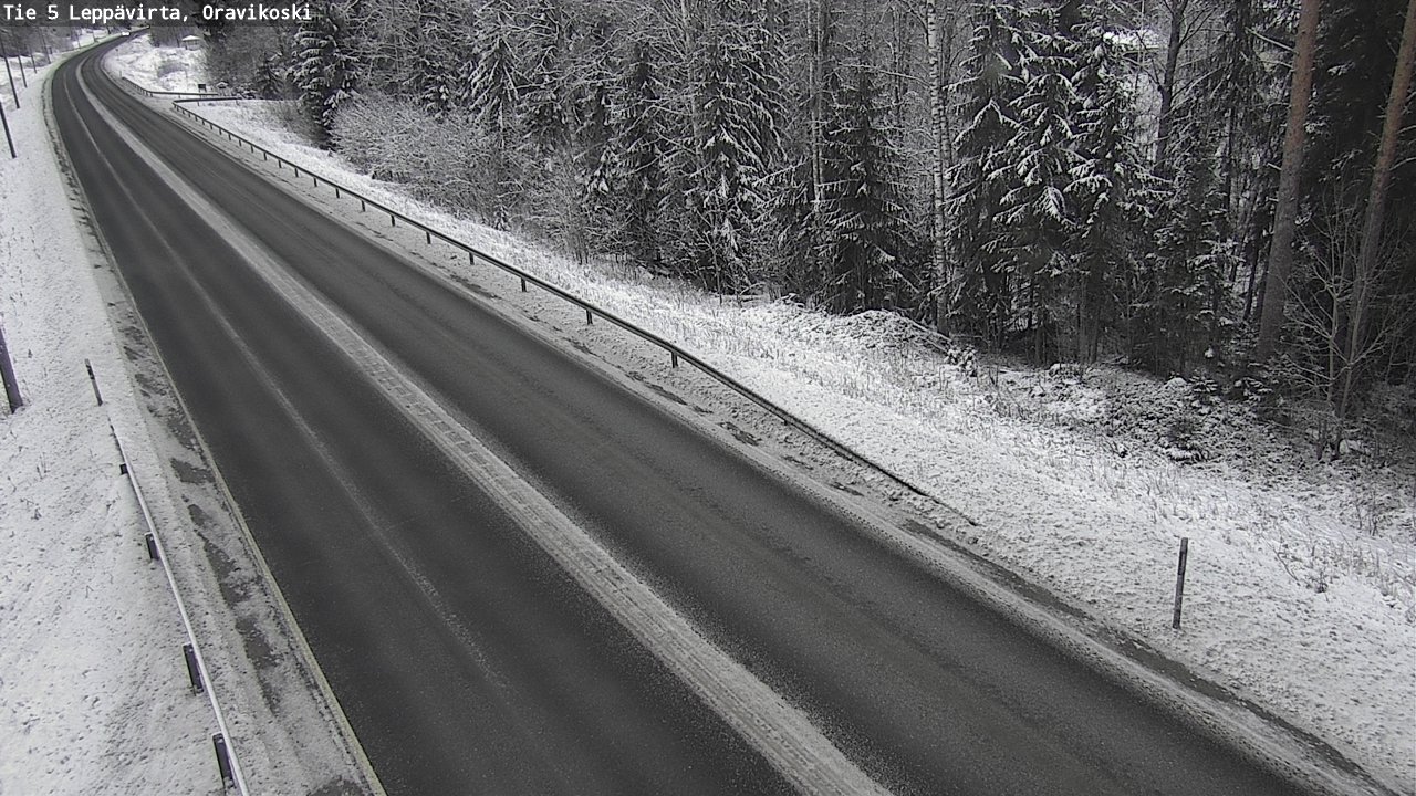 Kelikamerat Kuva Tie 5 Leppävirta, Oravikoski, Leppävirta, Pohjois-Savo