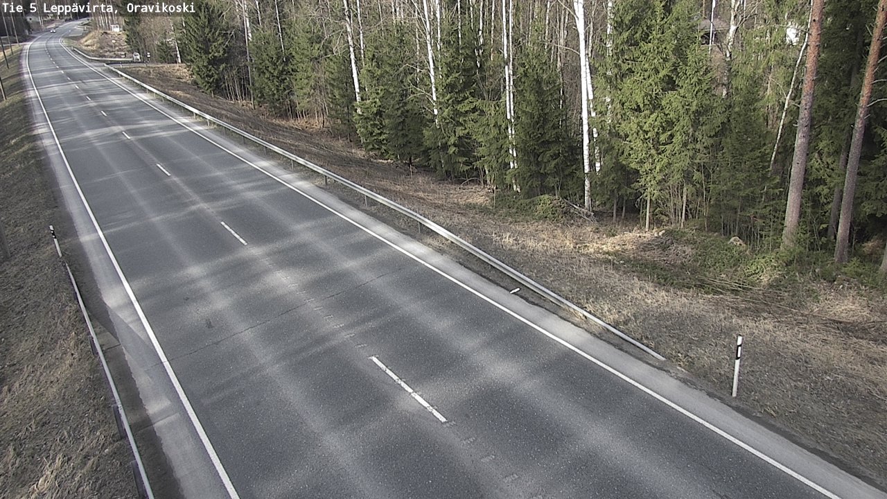 Kelikamerat Kuva Tie 5 Leppävirta, Oravikoski, Leppävirta, Pohjois-Savo