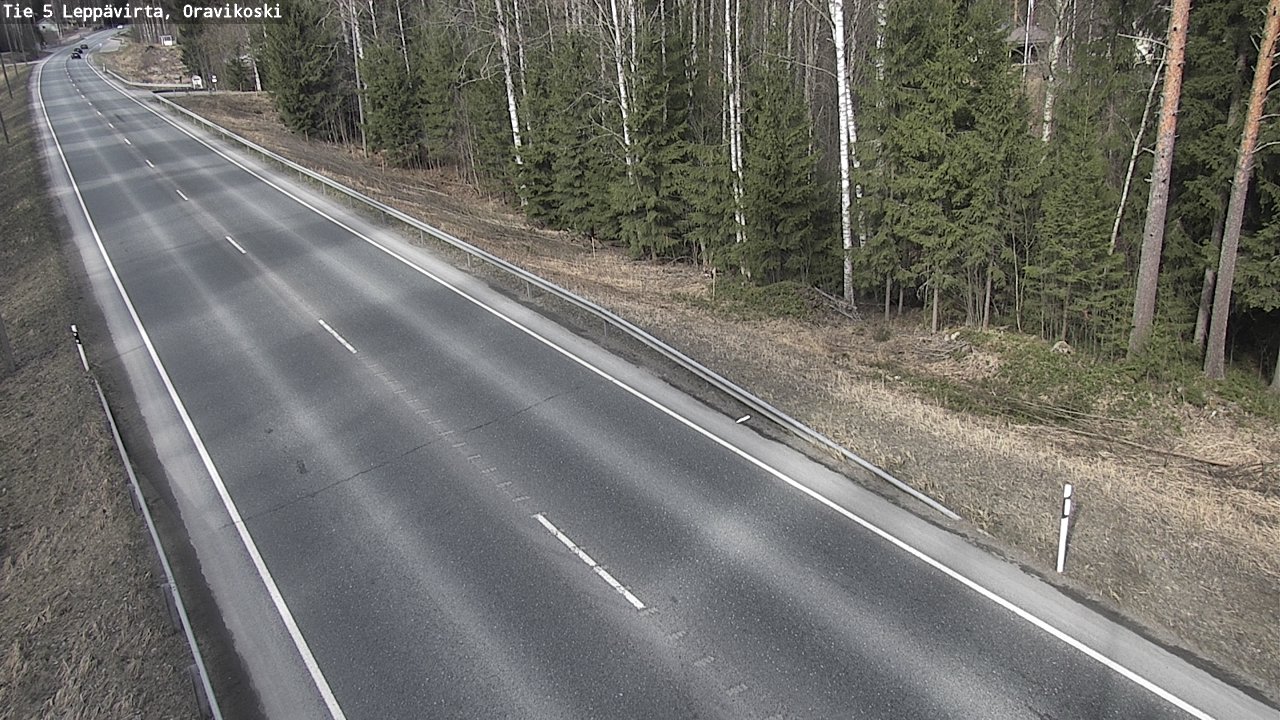 Kelikamerat Kuva Tie 5 Leppävirta, Oravikoski, Leppävirta, Pohjois-Savo
