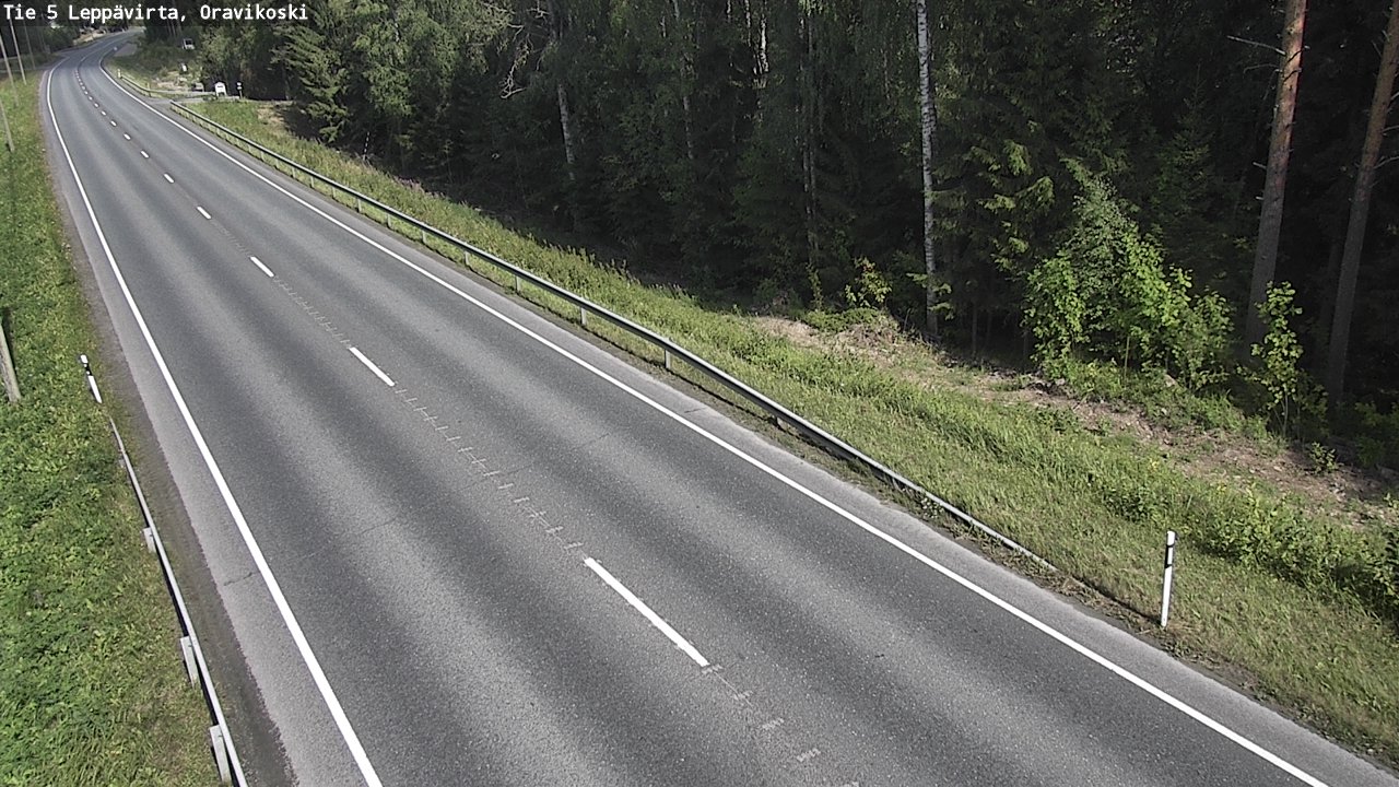 Kelikamerat Kuva Tie 5 Leppävirta, Oravikoski, Leppävirta, Pohjois-Savo