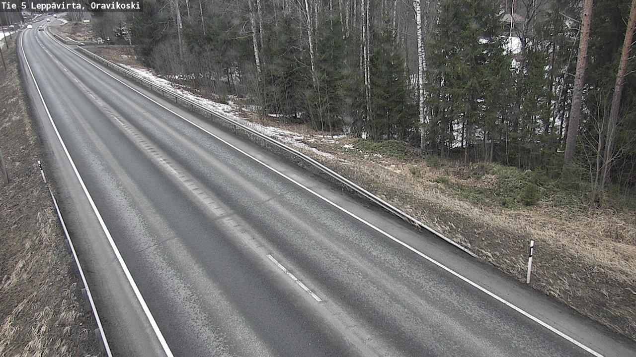Kelikamerat Kuva Tie 5 Leppävirta, Oravikoski, Leppävirta, Pohjois-Savo