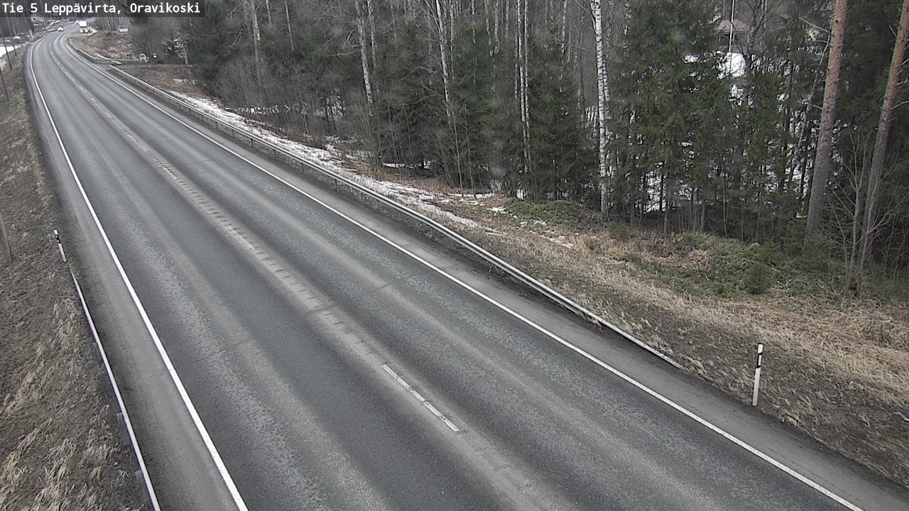 Kelikamerat Kuva Tie 5 Leppävirta, Oravikoski, Leppävirta, Pohjois-Savo