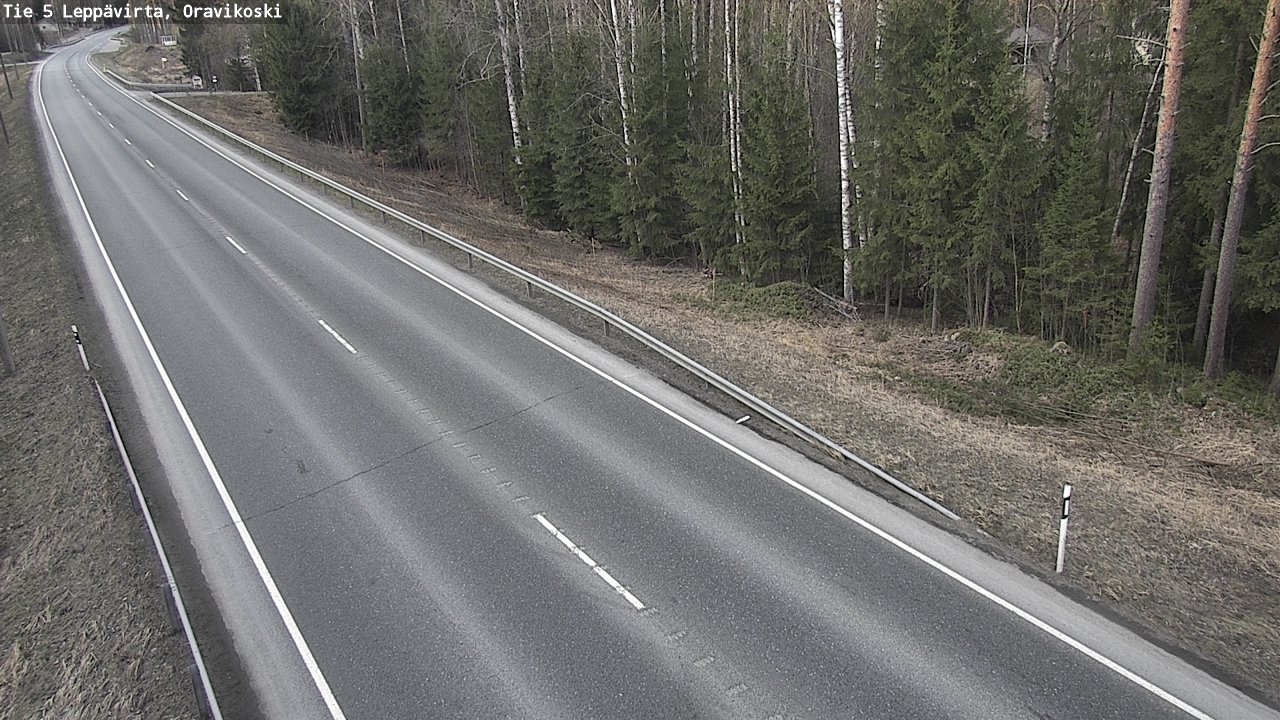 Kelikamerat Kuva Tie 5 Leppävirta, Oravikoski, Leppävirta, Pohjois-Savo