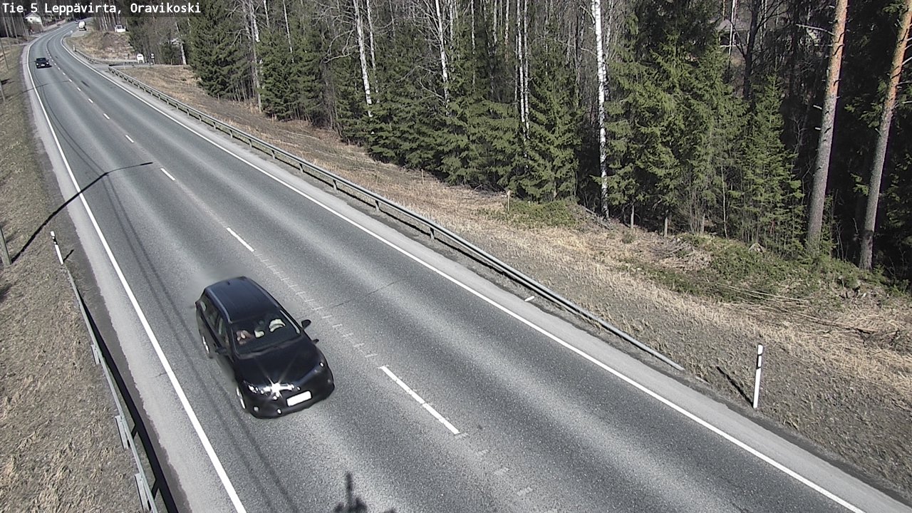 Kelikamerat Kuva Tie 5 Leppävirta, Oravikoski, Leppävirta, Pohjois-Savo