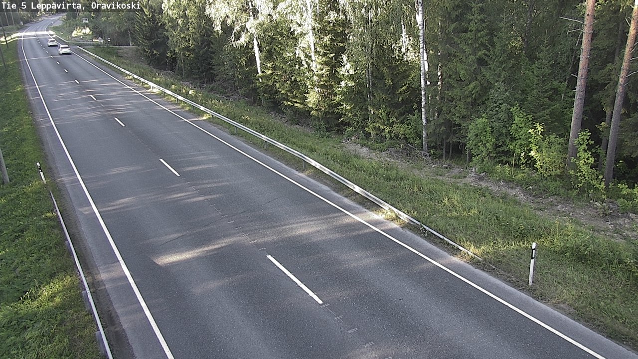 Kelikamerat Kuva Tie 5 Leppävirta, Oravikoski, Leppävirta, Pohjois-Savo