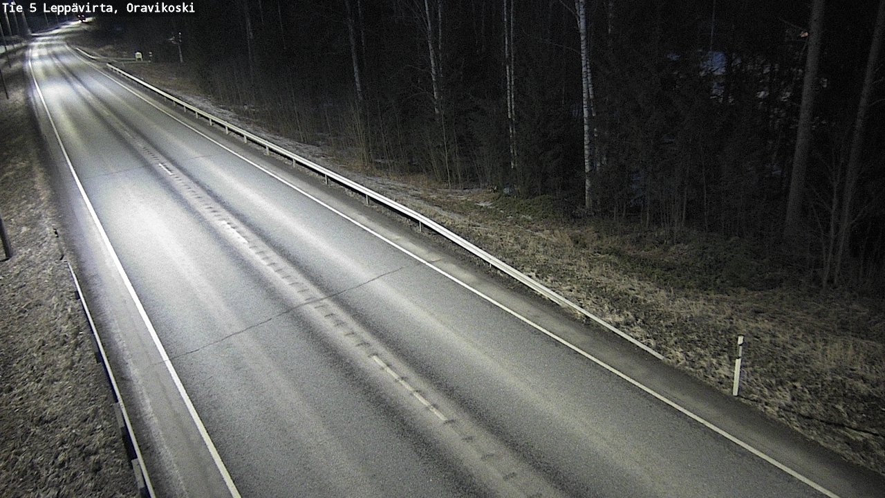 Kelikamerat Kuva Tie 5 Leppävirta, Oravikoski, Leppävirta, Pohjois-Savo