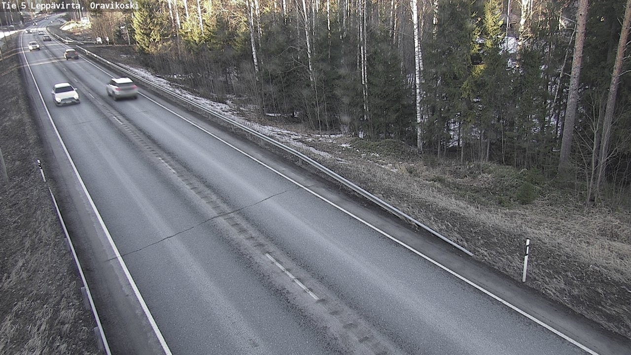 Kelikamerat Kuva Tie 5 Leppävirta, Oravikoski, Leppävirta, Pohjois-Savo