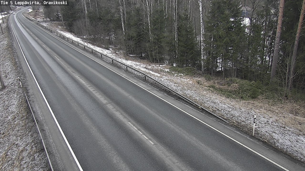 Kelikamerat Kuva Tie 5 Leppävirta, Oravikoski, Leppävirta, Pohjois-Savo