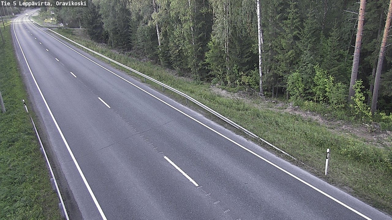 Kelikamerat Kuva Tie 5 Leppävirta, Oravikoski, Leppävirta, Pohjois-Savo