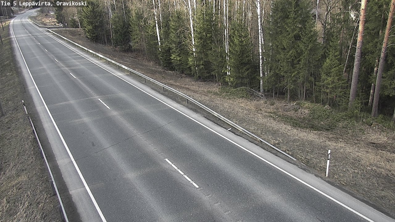 Kelikamerat Kuva Tie 5 Leppävirta, Oravikoski, Leppävirta, Pohjois-Savo