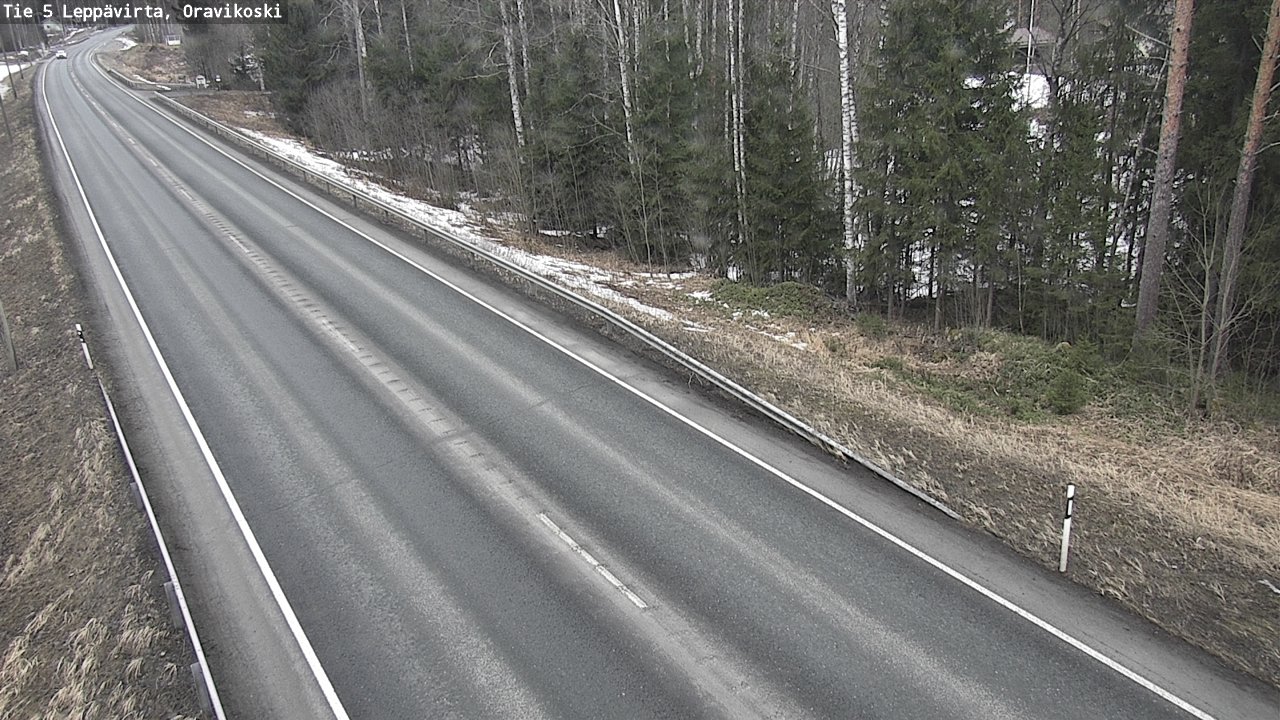 Kelikamerat Kuva Tie 5 Leppävirta, Oravikoski, Leppävirta, Pohjois-Savo