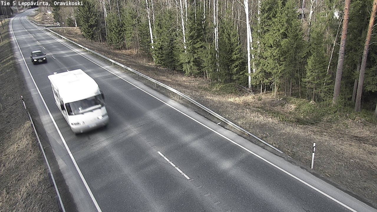 Kelikamerat Kuva Tie 5 Leppävirta, Oravikoski, Leppävirta, Pohjois-Savo
