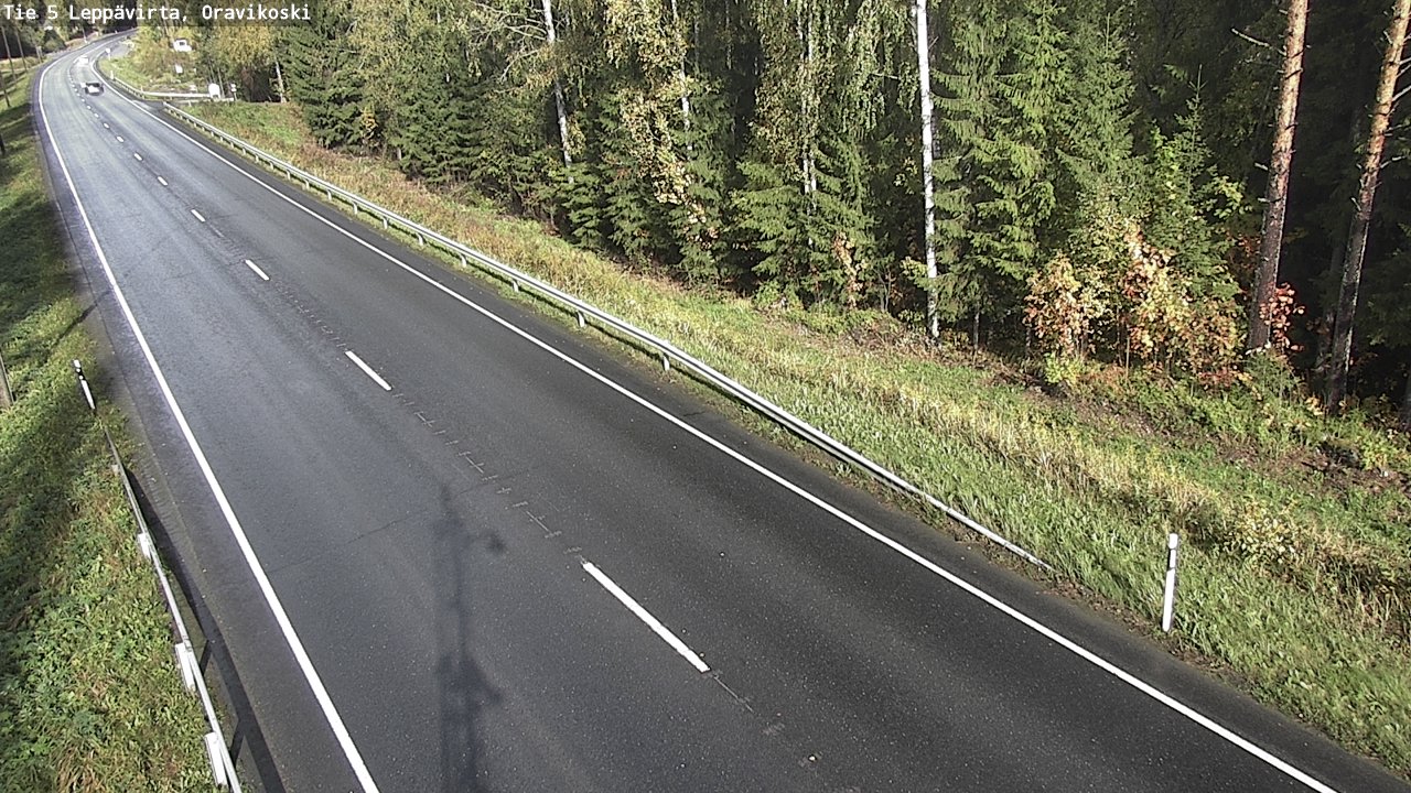 Kelikamerat Kuva Tie 5 Leppävirta, Oravikoski, Leppävirta, Pohjois-Savo