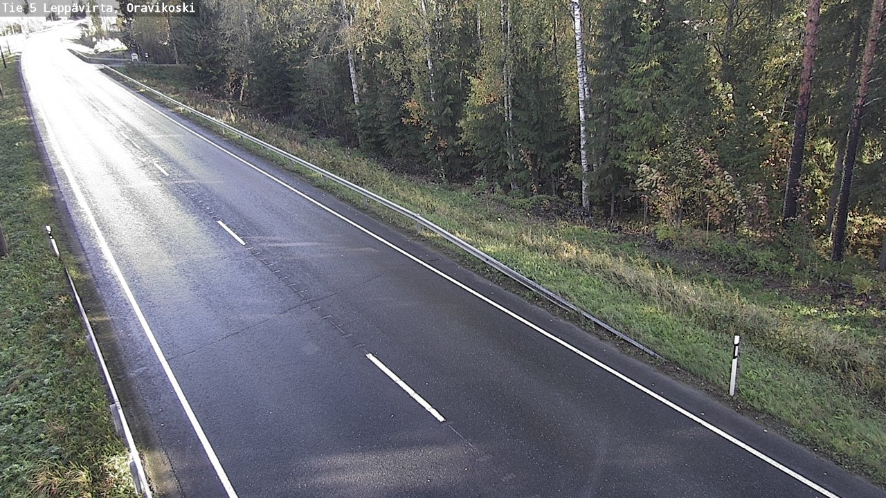 Weather Camera Image Road 5 Leppävirta, Oravikoski, Leppävirta, Pohjois-Savo