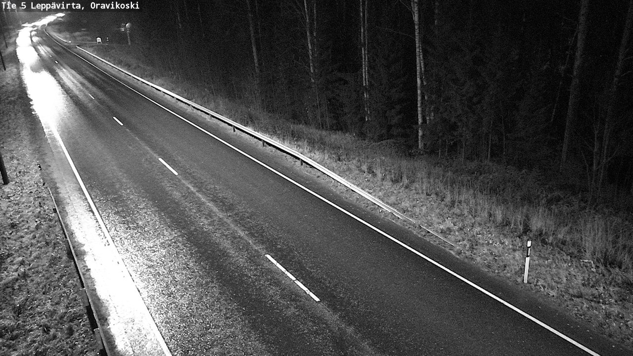 Weather Camera Image Road 5 Leppävirta, Oravikoski, Leppävirta, Pohjois-Savo