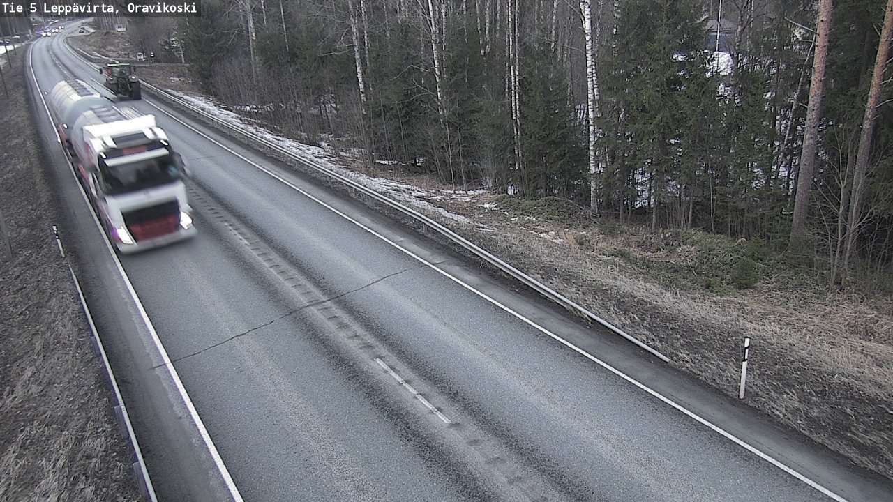 Kelikamerat Kuva Tie 5 Leppävirta, Oravikoski, Leppävirta, Pohjois-Savo