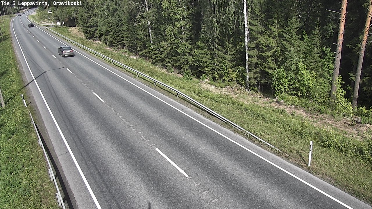 Kelikamerat Kuva Tie 5 Leppävirta, Oravikoski, Leppävirta, Pohjois-Savo