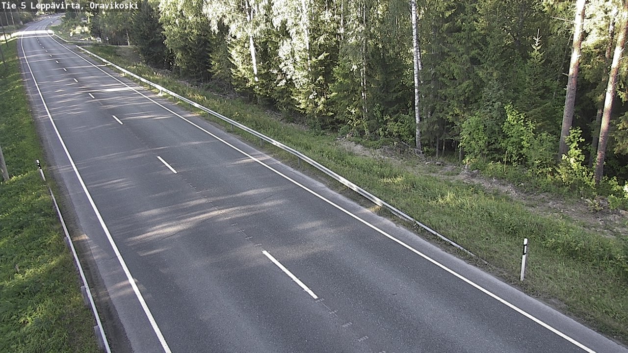 Kelikamerat Kuva Tie 5 Leppävirta, Oravikoski, Leppävirta, Pohjois-Savo