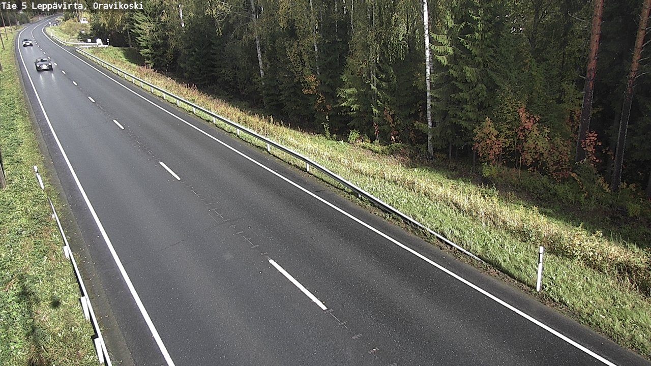 Kelikamerat Kuva Tie 5 Leppävirta, Oravikoski, Leppävirta, Pohjois-Savo