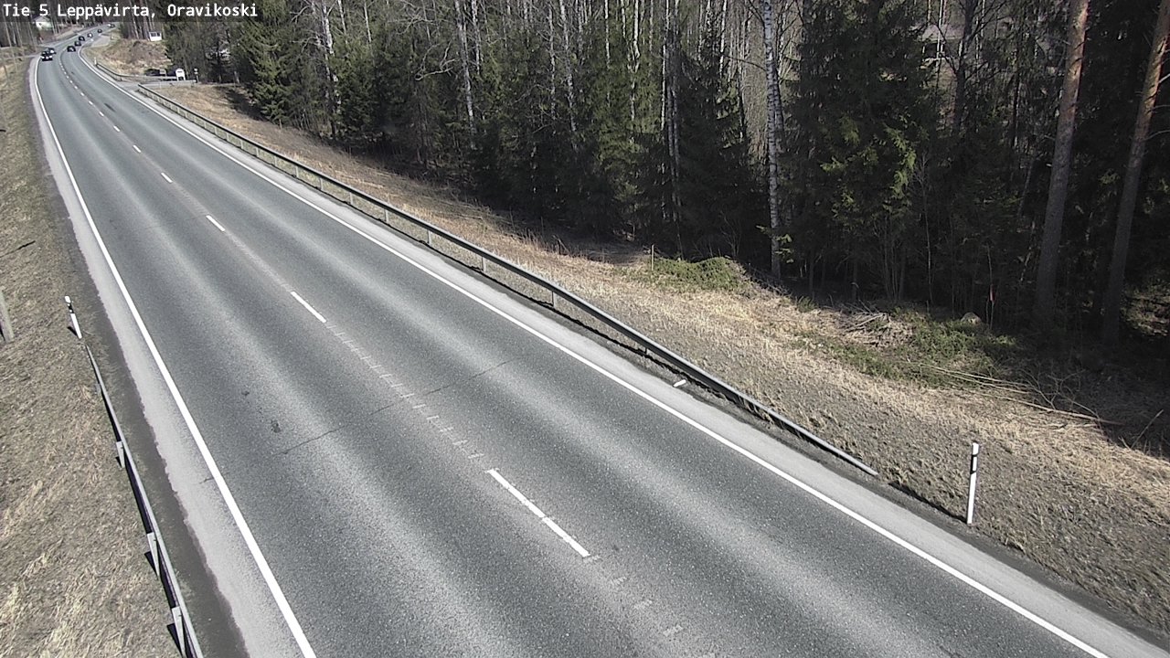 Kelikamerat Kuva Tie 5 Leppävirta, Oravikoski, Leppävirta, Pohjois-Savo