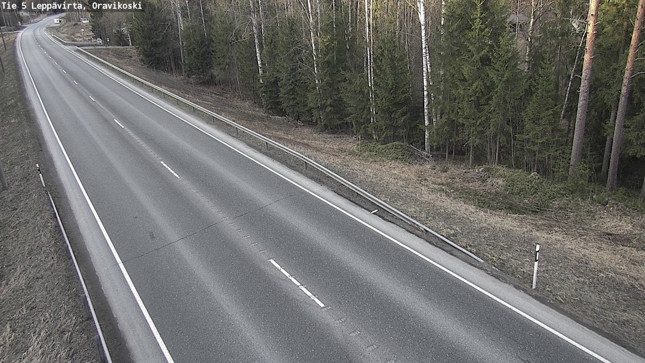 Kelikamerat Kuva Tie 5 Leppävirta, Oravikoski, Leppävirta, Pohjois-Savo