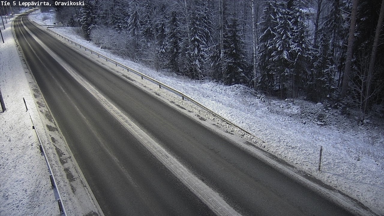 Kelikamerat Kuva Tie 5 Leppävirta, Oravikoski, Leppävirta, Pohjois-Savo