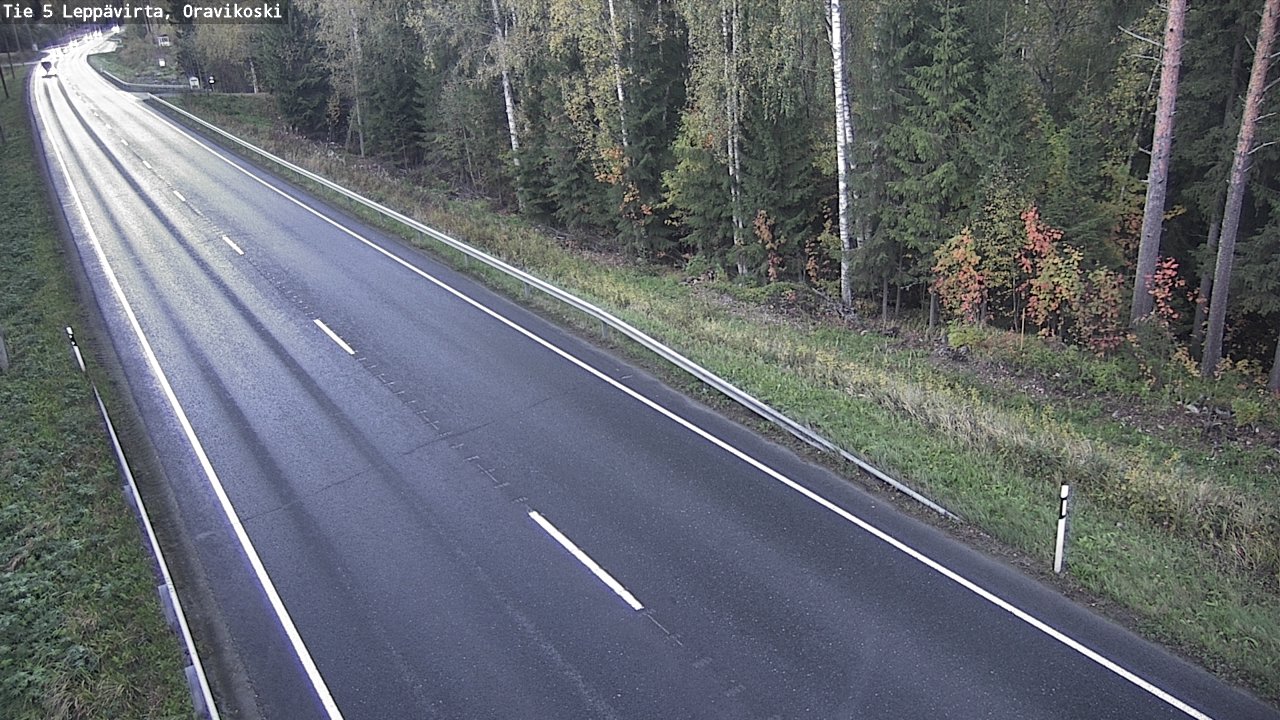 Kelikamerat Kuva Tie 5 Leppävirta, Oravikoski, Leppävirta, Pohjois-Savo