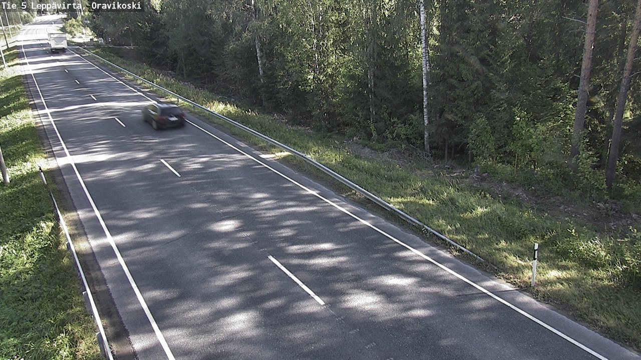 Kelikamerat Kuva Tie 5 Leppävirta, Oravikoski, Leppävirta, Pohjois-Savo