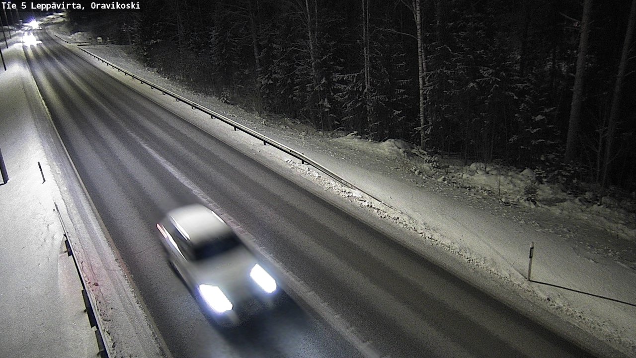 Kelikamerat Kuva Tie 5 Leppävirta, Oravikoski, Leppävirta, Pohjois-Savo