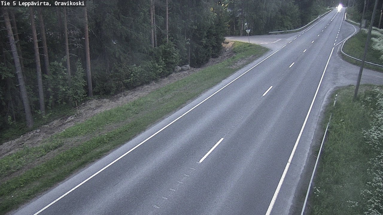 Kelikamerat Kuva Tie 5 Leppävirta, Oravikoski, Leppävirta, Pohjois-Savo
