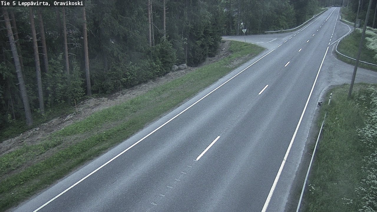 Kelikamerat Kuva Tie 5 Leppävirta, Oravikoski, Leppävirta, Pohjois-Savo