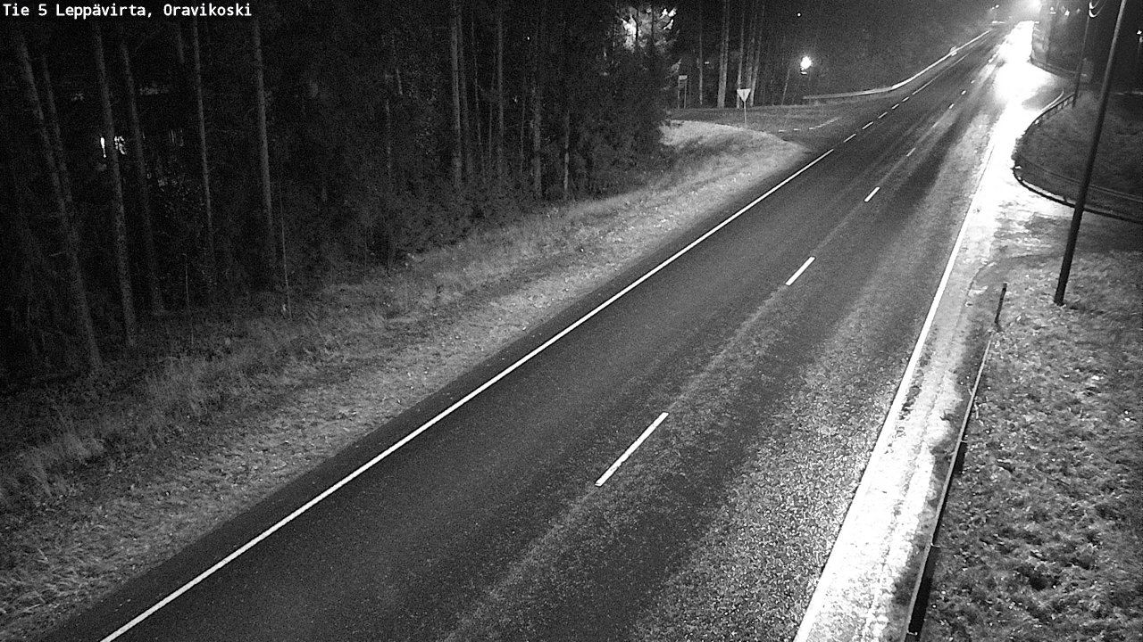 Weather Camera Image Road 5 Leppävirta, Oravikoski, Leppävirta, Pohjois-Savo