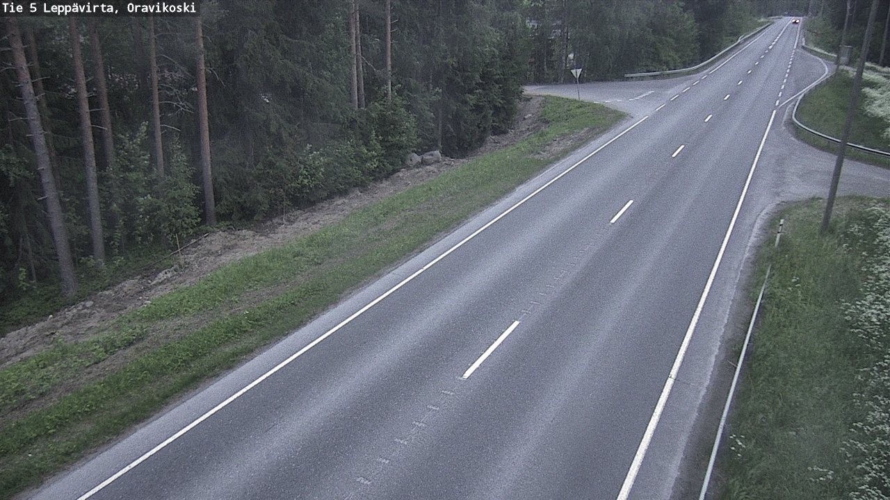 Kelikamerat Kuva Tie 5 Leppävirta, Oravikoski, Leppävirta, Pohjois-Savo