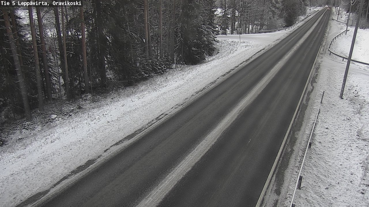 Kelikamerat Kuva Tie 5 Leppävirta, Oravikoski, Leppävirta, Pohjois-Savo
