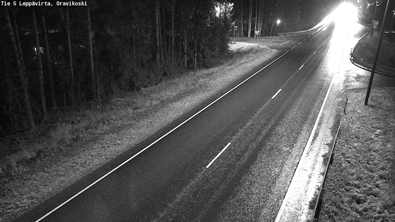 Weather Camera Image Road 5 Leppävirta, Oravikoski, Leppävirta, Pohjois-Savo