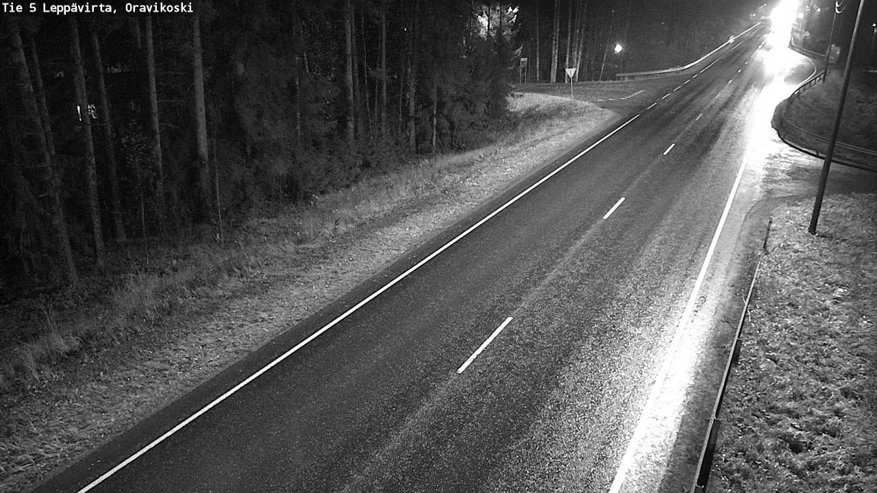 Weather Camera Image Road 5 Leppävirta, Oravikoski, Leppävirta, Pohjois-Savo